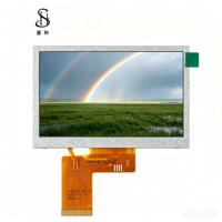 Panel de Pantalla LCD TFT IPS BOE de 4.3 Pulgadas, Resolución 480x272, RGB 40PIN LVDS I2C, Retroiluminación LED, Brillo de 500 Nits, Controlador IC ILI6485