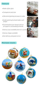 Les décorations d'arbre de Noël d'OEM acceptent n'importe quelle forme/coutume de couleur pour des cadeaux - Product Image 6