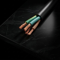 Câble en cuivre Huaqi YCW 4 conducteurs, 4 mm, en caoutchouc, résistant à la chaleur 65°C, flexible, pour équipement industriel mobile