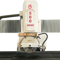 Machine de découpe de pierre à 5 axes CNC polyvalente et haute efficacité HUALONG Stone Machinery HKNC-500 pour granit et marbre avec moteur à roulement
