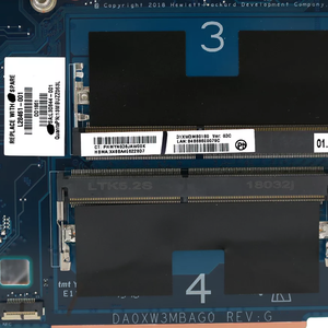 HP ZBOOK 17 G5 노트북 마더 보드 I5-8300H DA0XW3MBAH0 용 - Product Image 4