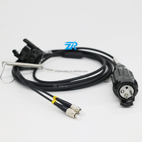 YG Hermafrodita TPU 2 4 6 8 12 Core SC LC Cable de conexión de fibra óptica blindado Conector táctico de campo Conector Patchcord TBE