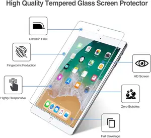 Ekran koruyucu Ipad 7 koruyucu dayanıklı ekonomik fiyat özel Hd ekran koruma filmi için Ipad 7 ekran koruyucu