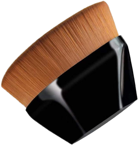 Portable Liquid Powder <b>Foundation</b> Brush Synthetic Hair Flat Face Makeup Tool with Plastic Handle - Product Image 2