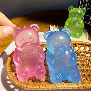 Cute Gummy Maltose Filling Bear <b>Squishy</b> Squeeze Toy Soft TPR Sensory Fidget Toy for Kids Ages 8-13 - Product Image 4