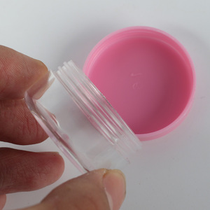 Stock direct d'usine de flacons cosmétiques transparents de luxe de 10 g, boîtes à crème, petites boîtes à onguents et échantillons. - Product Image 4