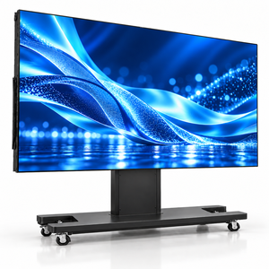 Écran LED pliable et relevable de 135 pouces P1.56, écran LED HD sur roues pour grande salle d'exposition et affichage en stand intérieur - Product Image 3