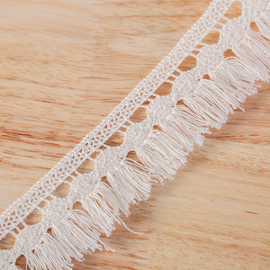 Rideaux en coton tissé style Lolita avec franges <span class=keywords><strong>à</strong></span> pampilles et bordure en dentelle, accessoires vestimentaires, décoration douce pour la maison, en stock, vente en gros - Product Image 4