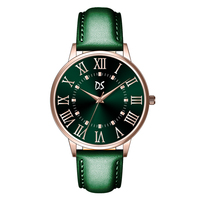 Jam Tangan Wanita Desain Warna-warni Modis Trendi Tahan Air OEM ODM Grosir Jam Quartz Wanita