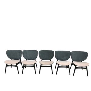 New in 2023 Wholesale Stylist Replicate Fancy Color Genuine Leather <strong>Dining</strong> <strong>Chairs</strong> Sets <strong>Funky</strong> Furnitures with Brand for French - Product Image 3