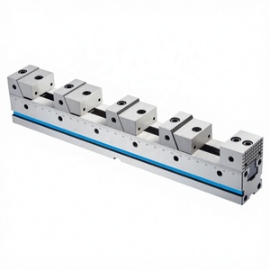 मल्टी-फ्लेक्स मॉड्यूलर विज़/लो प्रोफाइल स्प्रिंग क्लैंप रेल स्थिरता/मिल वर्कहोल्डिंग/मल्टी-वर्कस्टेशन vise - Product Image 2