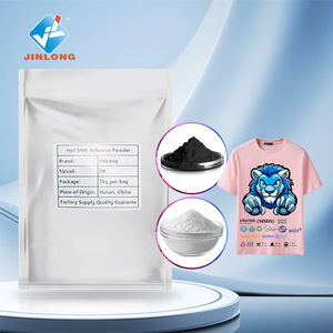 Jinlong độ đàn hồi cao 1 kg/túi 35 oz/bag Đen dtf bột trắng dtf nóng chảy bột trung bình tốt bông t Áo TPU bột - Product Image 1