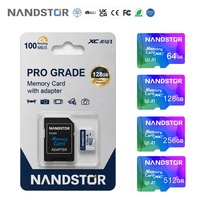 Carte SD/TF de qualité industrielle avec logo OEM, 64 Go/128 Go/256 Go/512 Go/1 To, haute vitesse, vente en gros, carte mémoire SD MLC à large plage de températures