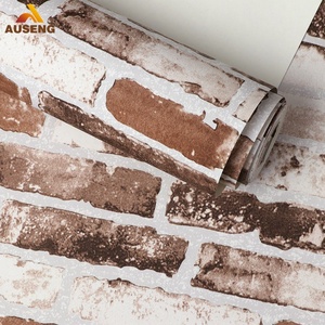 Papel Tapiz para Revestimiento de Paredes Interiores del Hogar, Impresión Personalizada, Rollos de Papel Tapiz de PVC Al <span class=keywords><strong>Murad</strong></span>, Papel Tapiz de Ladrillo Geométrico 3D - Product Image 4