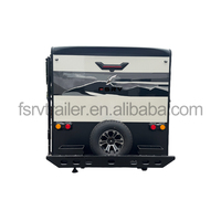 Camping-car de luxe tout-terrain, capacité de couchage 3-4 personnes, type grand modèle, avec salle de bain, chambre, cuisine, double essieux, 4T