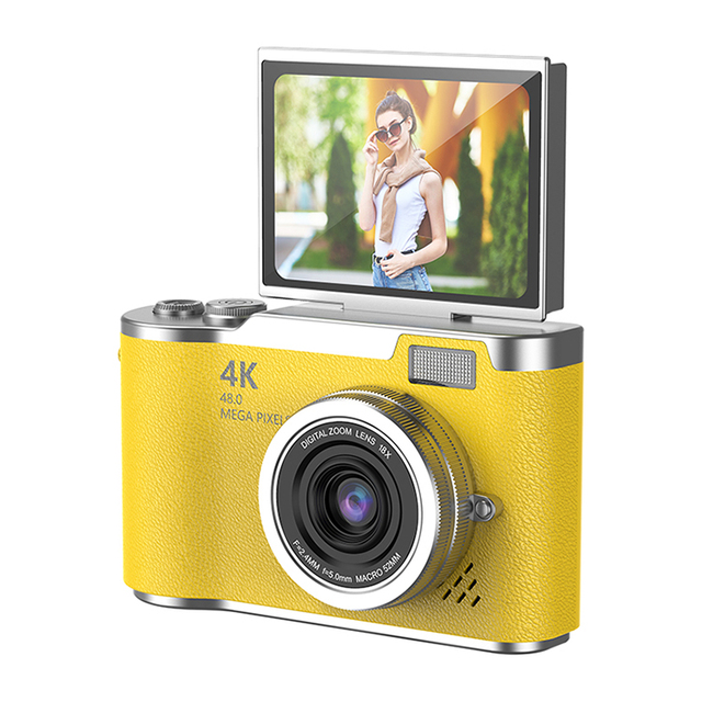 CCD Camera LK007 2.4inch HD Screen Folding Rotary Display Compact Camera Video Recorder Digital Cameras Gift for Kids