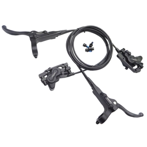 Mtb Moped Ebike Top Quality 4 Piston Hydraulic Brake Set Wholesale Escooter Electric Bicycle Disc Brake Kit Handle - Product Image 1