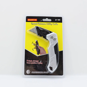 Navaja Plegable Multiusos de Acero SK5 con Hoja Trapezoidal para Abrir Paquetes y Otros Usos, Venta Directa de Fábrica - Product Image 6