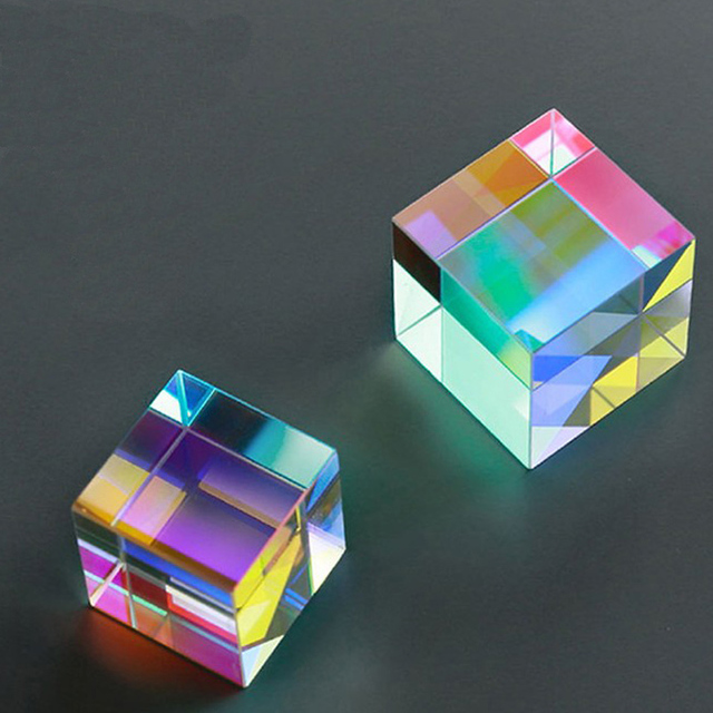 Beamsplitter Optical Glasses Polarizing Cube Prism for Projector or Decoration
