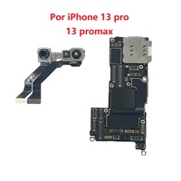 Carte mère de téléphone portable pour iPhone X XS XR 11 12 13 14 15 Pro Max, 64-512 Go, débloquée d'origine, carte mère propre, iCloud entièrement testé