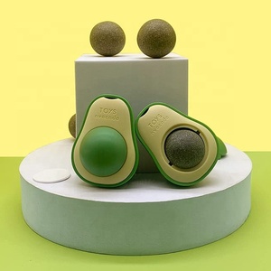 Avocado Original Factory Healthy <span class=keywords><strong>Silvervine</strong></span> Rotatable Kitten Toys Cat Nip Ball - Product Image 5