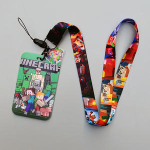 Porta Tarjetas de Estudiante, <span class=keywords><strong>Tarjeta</strong></span> de Metro, <span class=keywords><strong>Tarjeta</strong></span> de Autobús con Diseño de <span class=keywords><strong>Minecraft</strong></span>, Cordón Largo - Product Image 5