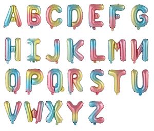 16 <strong>Inch</strong> <strong>Letter</strong> a to Z <strong>Alphabet</strong> Foil Balloons <strong>Letter</strong> Birthday Party Wedding Decoration Event &amp; Party Supplies Birthday Balloons - Product Image 2