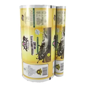 Printed Laminated Food Packaging Plastic Roll Film Flexible Wrapping Film Roll/aluminium Foil Packaging Film