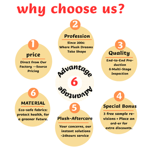 Tùy chỉnh thiết kế mềm dễ thương nhồi bông búp bê sang trọng tùy chỉnh đồ chơi sang trọng búp bê tùy chỉnh búp bê sang trọng - Product Image 4