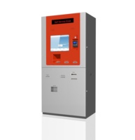 Kiosque de paiement en libre service avec lecteur de cartes ATM machine d'impression de billets