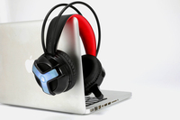 Casque de jeu Gamer 7.1 son Surround USB 3.5mm filaire rvb lumière casque de jeu avec Microphone pour tablette PC Xbox