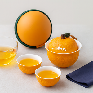 <span class=keywords><strong>Set</strong></span> <span class=keywords><strong>Regalo</strong></span> di Tè alle Erbe a Forma di Frutta Unico con Astuccio Portatile e Tazze, Perfetto per Festività, Eventi e Promozioni - Product Image 4