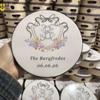 Tambourin en bois de 6 pouces pour mariage, tambourin personnalisé, instrument de musique d'église, vente en gros, prix compétitif
