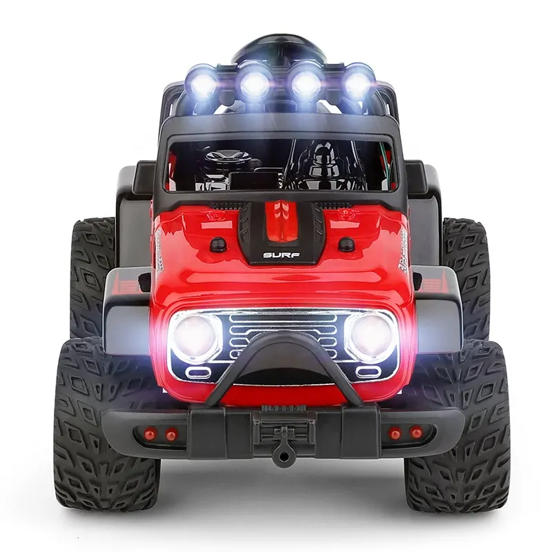 Wltoys 322221 1/32 scale 2wd toy crawler led lighting high speed red color truck 25kmh radio control rc small electric car