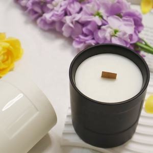 <span class=keywords><strong>D</strong></span>écoration de maison de marque privée faite à la main à longue combustion vide bougie récipient bougie en cire de soja naturelle pot en céramique de luxe - Product Image 4