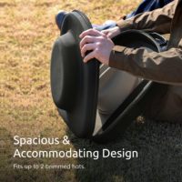 Estuche Rígido Personalizado para Sombreros de Vaquero, Estuche de Almacenamiento Impermeable y Resistente a los Golpes, Bolsa de Transporte para Sombreros Fedora y Panamá