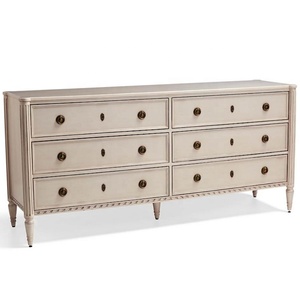 <span class=keywords><strong>Commode</strong></span> à 6 tiroirs en <span class=keywords><strong>bois</strong></span> <span class=keywords><strong>massif</strong></span> style campagne française, finition vieillie, pour chambre et entrée - Product Image 2