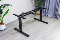 Nouvelle table de bureau électrique à hauteur réglable à double moteur pour le bureau et la maison, table électronique, cadre de bureau debout pour ordinateur