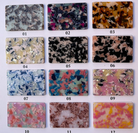 Pinces à cheveux en acétate mignonnes de 9,8 cm pour femmes, personnalisables, en acétate