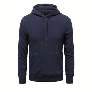 Wholesale Blank the Best Outerwear Custom Logo Heavyweight Fashion Men's Hoodie Sweatshirts - Product Image 4