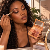 Palette de fards à paupières 9 couleurs 2026 CosmeHigh, finition mate, scintillante et pailletée, multi-finitions, légère, maquillage, marque privée OEM ODM