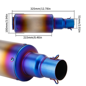 OEM - Systèmes d'échappement pour motos de course/motocross/motos de tous les jours, silencieux de course, sections d'extrémité universelles <span class=keywords><strong>Scorpion</strong></span> - Product Image 5