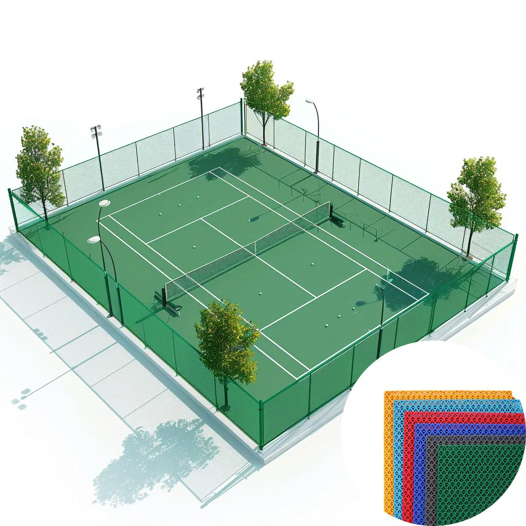Haute qualité padel tennis professionnel terrain de basket-ball tapis en caoutchouc intérieur et extérieur pvc plastique sport sol colle sport
