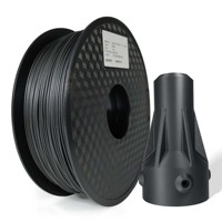 Filament PLA en fibre de carbone Hello3D 1,75 mm 1 kg, renforcé, haute résistance, matériau d'impression 3D, 190-220
