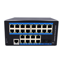 Switch Gigabit Industrial Administrado de 24 Puertos, Switch Ethernet L2 con 2 Ranuras SFP, Montaje en Riel DIN, Sin Ventilador, Switch de Red de 10/100/1000Mbps