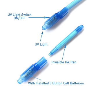 Bolígrafo espía mágico con luz UV, tinta Invisible para mensaje secreto, 7 colores - Product Image 3