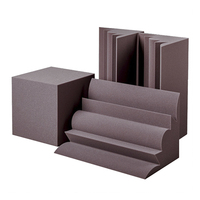 Panneau acoustique en mousse et plaque insonorisante à biseau pour hôtels, piège à basses avec fonction ignifuge, réduction du bruit 0.8