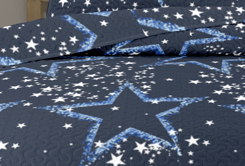 Custom <strong>Teenager</strong> Gaming Room Summer Star Patterned Printed Ultrasonic Filling Polyester/Cotton Washable Modern Quilt-Hotel Use - Product Image 5