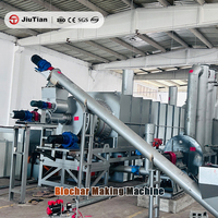 Exportador de Máquinas de Biocarbón con Virutas de Madera y Paja de Maíz Comercial para Plantas Industriales de Generación de Combustible