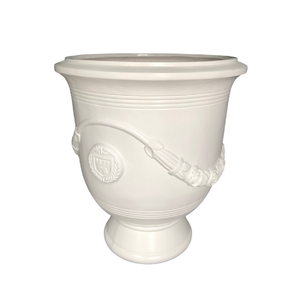 Pots de jardin ronds en fibre de verre légers et modernes faits à la main, écologiques, lot de 3 - Product Image 1